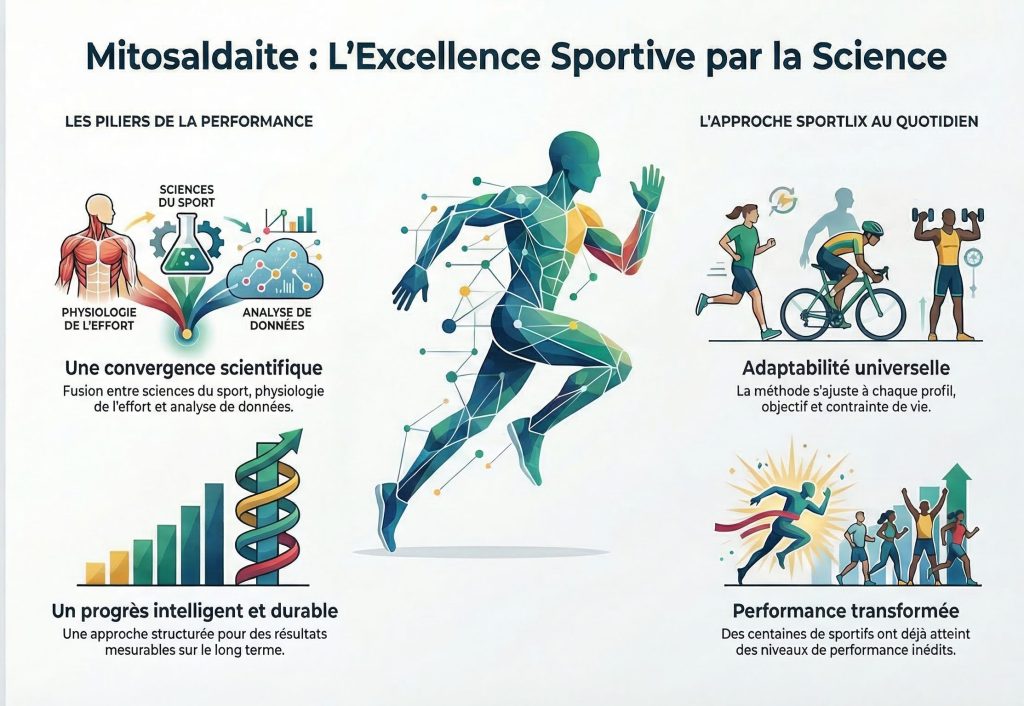 Athlète en entraînement pratiquant la mitosaldaite avec Sportlix